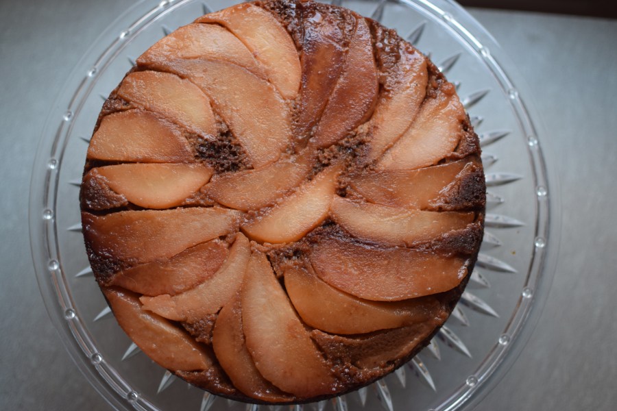 Pear Upside-Down Gingerbread&nbsp;Cake